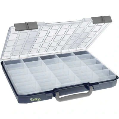 Immagine di raaco Carry Lite Universale Valigetta per minuteria (L x L A) 330 415 57 mm Scomparti: 25 suddivisione fissa Contenuto 1 pz.