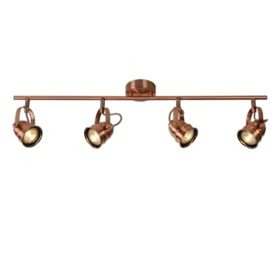 Immagine di Lucide cigal FARETTO DA SOFFITTO Diametro 9 cm LED GU10 2 X 5 W 2700 K rame, Metallo, wattsW 230 voltsV