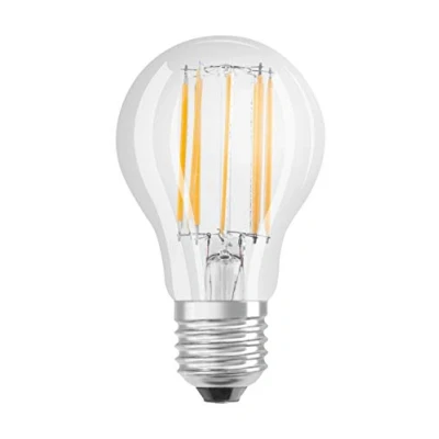 Immagine di OSRAM LED Star Classic A100, lampada a filamento chiaro forma di lampadina, base B22d, bianco freddo (4000K), sostituzione lampadine tradizionali da 100W, confezione 6