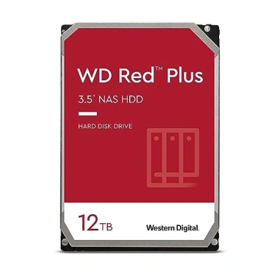 Immagine di Western Digital WD Red 12 TB NAS hard disk interno 3.5&quot;, 5400 RPM Class, SATA 6 Gb/s, CMR, 256 MB Cache, WD120EFAX
