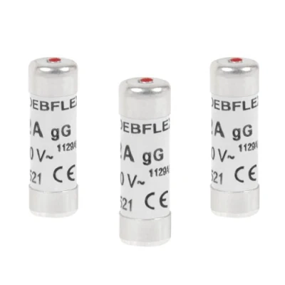 Immagine di Debflex 715326 Confezione da 3 fusibili con spia 10,3 x 31,5 16A 380 V