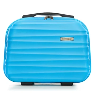 Immagine di WITTCHEN GROOVE Line Stabile Custodia per cosmetici Borsa da toilette Rigido in ABS Tracolla removibile Taglia XS Blu
