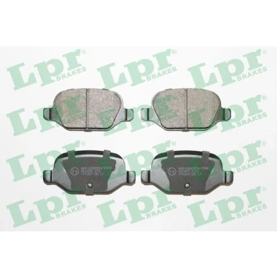 Immagine di LPR 05P872 Kit pastiglie freno FIAT: Panda II Hatchback, Punto LANCIA: Ypsilon II, Musa