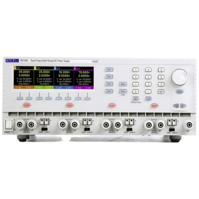 Immagine di Aim TTi MX100Q S2 Alimentatore da laboratorio regolabile 0 35 V/DC 6 A 420 W RS 232, USB , LAN Num. uscite 4 x