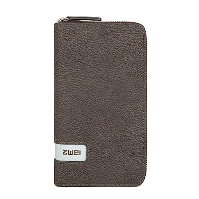 Immagine di Zwei Portafoglio da donna M.Wallet accessorio viaggio, Pietra nabuk, 19 x 11 2,5 cm