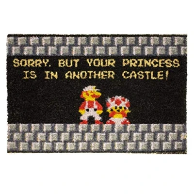 Immagine di getDigital Your Princess is in Another Castle Tappetino da Porta, Legno, Multicolore, 60 x 40 2 cm