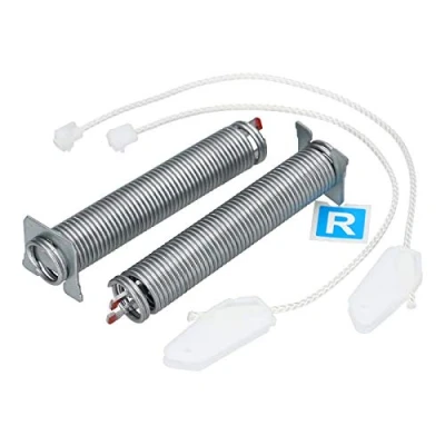 Immagine di LUTH Premium Profi Parts 2x Cerniera a molla con tiranti per porta lavastoviglie Cod. Rosso Compatibile Bosch Siemens Neff 00754866 754866
