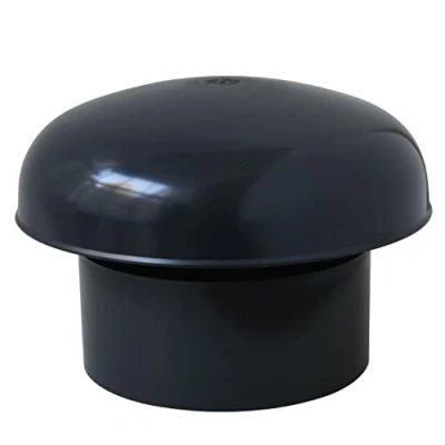 Immagine di First Plast CDVM140A Cappello di Ventilazione Testa Esalatore con rete, Ardesia, diametro interno 140 mm
