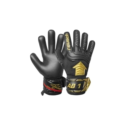 Immagine di Reusch Attrakt AB1 Silver Junior Guanti da portiere antiscivolo e traspiranti, per bambini, ragazzi ragazze, adatti a tutte le condizioni atmosferiche superfici di gioco