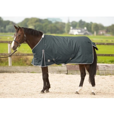 Immagine di Harry&#039;s Horse Coperta per esterni Thor 300 Blu Scuro Lunghezza posteriore: 75 cm &amp; inferiore 125