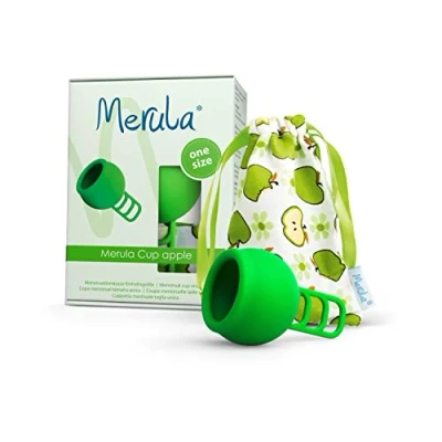 Immagine di Merula Cup apple (verde) &quot;one size&quot; Coppetta mestruale in silicone medicale