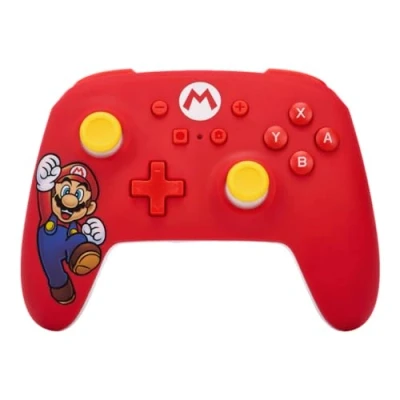 Immagine di controller senza fili PowerA per Nintendo Switch, Switch modello OLED, Lite: Mario Gioia, Nintendo, Gamepad, di gioco, Bluetooth