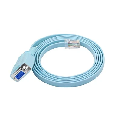 Immagine di CERRXIAN cavo da RJ45 a porta seriale DB9 femmina RS232 maschio Cat5 Ethernet LAN rollover console per dispositivi di rete Cisco