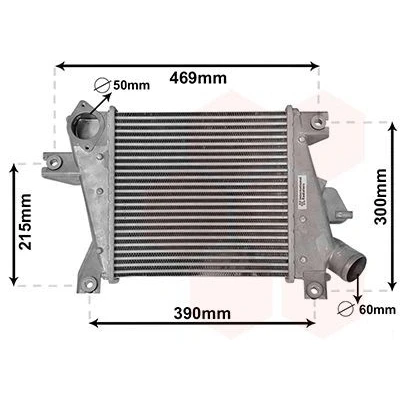 Immagine di VAN WEZEL 13014700 Intercooler NISSAN: X Trail