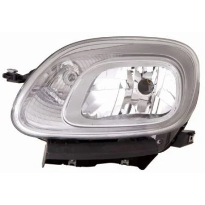 Immagine di ABAKUS 661 1168LMLD EM fari Sx H4 cromo cristallino con lampeggiatore motore regolazione assetto P43t FIAT: Panda III Hatchback