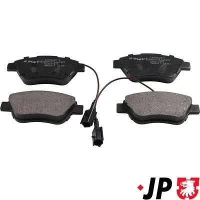 Immagine di JP GROUP 3363602310 Kit pastiglie freno Assale anteriore con segnalatore usura integrato FIAT: Grande Punto Hatchback, 500 Hatchback
