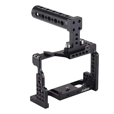 Immagine di Andoer Gabbia Fotocamera con Maniglia Compatible with Sony A7II / A7III A7SII A7M3 A7RII A7RIII
