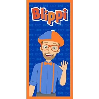 Immagine di Blippi Telo mare Design ufficiale 70 x 140 cm 100% cotone