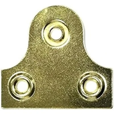 Immagine di Merriway BH02760 Piastrina con Foro Tondo per Appendere Quadri, Bianco, Pack of 10, Set di 10 Pezzi