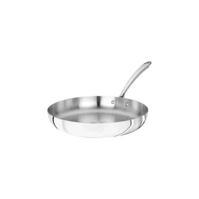 Immagine di Pentole Agnelli Linea 1907 Padella con Manico, Alu Inox, Argento, 24 cm