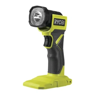 Immagine di Ryobi RLF18 0 Torcia 18V, Batteria Non Inclusa, Design Comodo e Funzionale, Inclinabile Fino a 90, per Medie Distanze