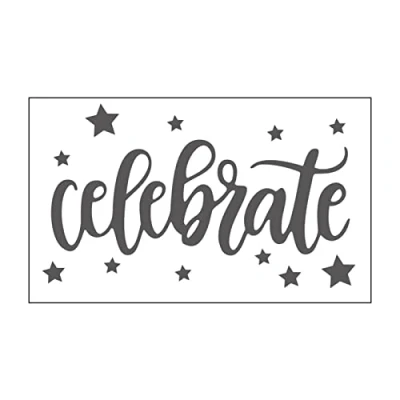 Immagine di Iris Ohyama Vaessen Mini Taschina per Embossing, Celebrate, Aggiungere Texture e Dimensione a Pagine di Scrapbooking, Biglietti Altri Progetti Creativi con la Carta, Transparent, 7,6 x 12,7 cm
