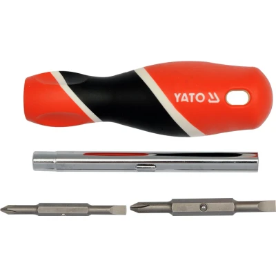Immagine di YATO YT 25971 Giravite per inserti 5.0, 6.0, PH1, PH2 Intaglio, Intaglio a croce (PH)
