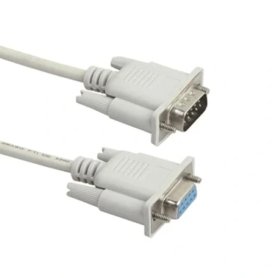 Immagine di Cablepelado Cavo serie RS232 DB9 maschio femmina, 1,8 metri, colore grigio