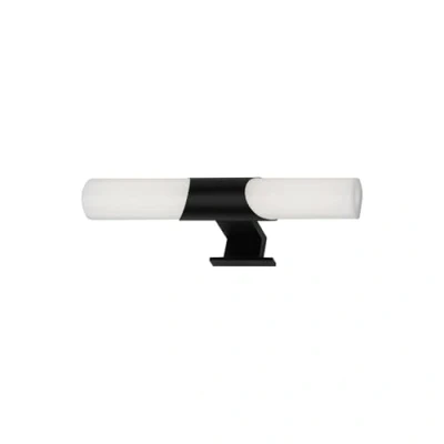 Immagine di BRILONER lampada a LED specchio per il bagno, IP44, colore della luce bianco neutro, 7W, nero, 32 cm