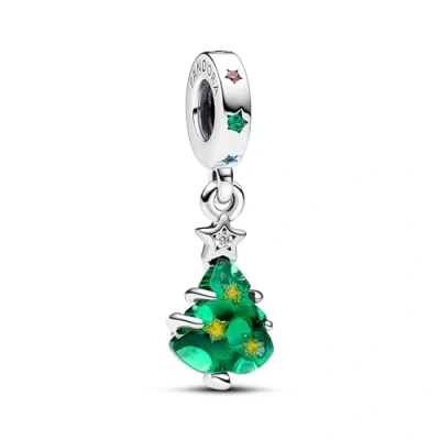 Immagine di Pandora Moments Braccialetto con pendenti Verde/Argento 792983C01
