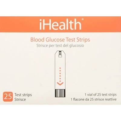 Immagine di GIMA 23511 iHealth Strisce Glicemia per Glucometro Cod. 23510, 25 Pezzi