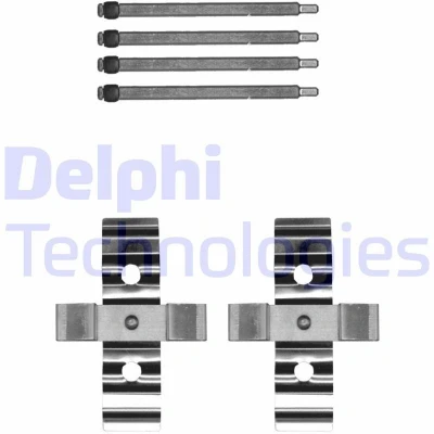 Immagine di DELPHI LX0702 Kit accessori, Pastiglia freno