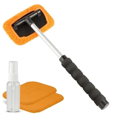 Immagine di Walser Detergente per Parabrezza incl. flacone Spray telescopico 26 42 cm Arancione