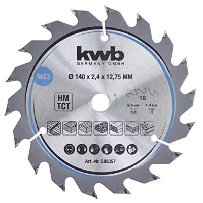 Immagine di kwb 582357 Lama circolare in metallo duro 140 x 12.75 mm 1 pz.