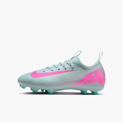 Immagine di Nike Performance ZOOM Vapor Academy Unisex Scarpe da calcetto con tacchetti per bambini, Taglia: 35.5, Ocean cube/pink blast Sintetico / tessuto