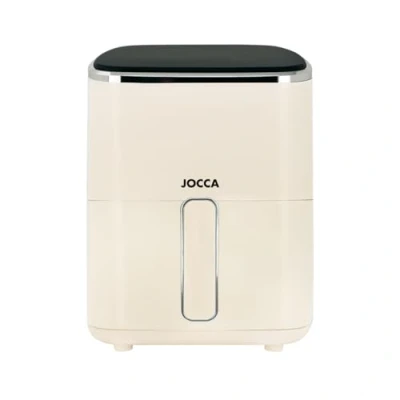 Immagine di JOCCA Friggitrice ad aria calda 5L 1400W senza olio Air Fryer Timer Temperatura regolabile Cucina Sana Display Touch LED (Crema)