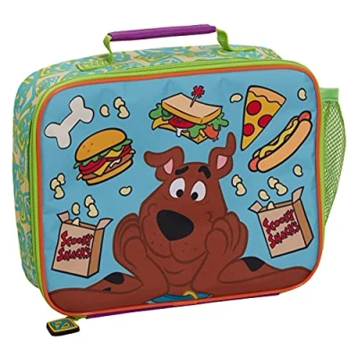 Immagine di Scooby Doo Borsa Pranzo per Bambini Scatola Viaggi Scolastici Lunchbag Isolato con Portabevande