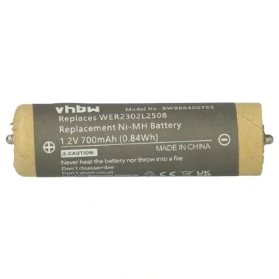 Immagine di vhbw batteria compatibile con Panasonic ER230, ER2301, ER2302 rasoio elettrico (700mAh, 1,2V, NiMH)