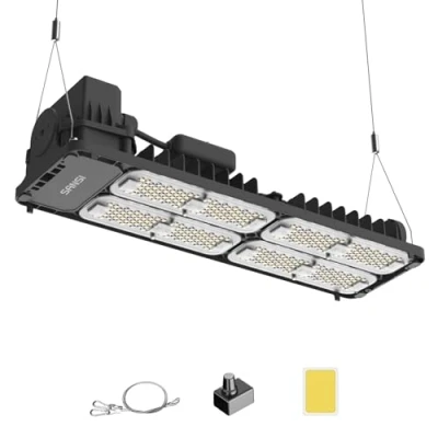 Immagine di SANSI Lampada per Piante LED 150W, da Coltivazione a Spettro Completo 3000K 5000K 660nm 760nm, Luce Dimmerabile IP54 Impermeabile Interno