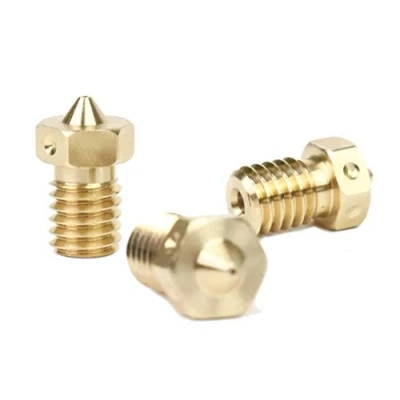 Immagine di Genuine E3D Brass Nozzle Triple Pack 0.4mm, 0.6mm for V6 HotEnd 3D Printer (1.75mm, 0.6mm)