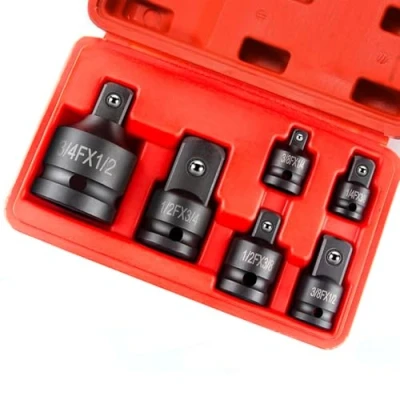 Immagine di ACEBON Adattatori per bussola ad impatto, Kit riduttori 1/4&quot; 3/8&quot; 1/2&quot; 3/4&quot; chiave dinamometrica e a cricchetto, 6 pezzi