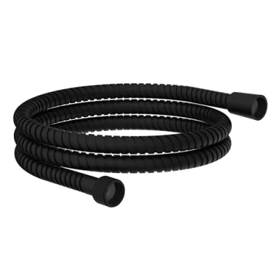 Immagine di EISL JM150MKCRPLUS B Tubo per doccia universale, 1,5 m, in acciaio inox, 150 cm, colore: Nero opaco