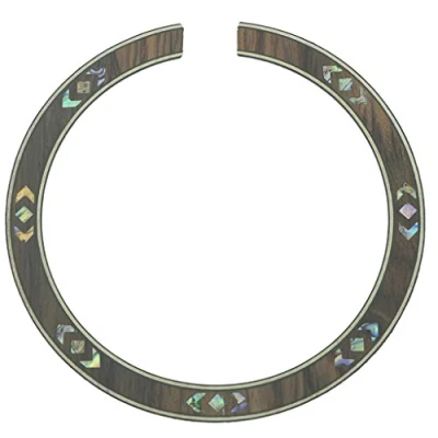 Immagine di KAISH Qaulity Chitarra acustica, 110 x 12 0,8 mm, rosetta in palissandro con conchiglia di abalone