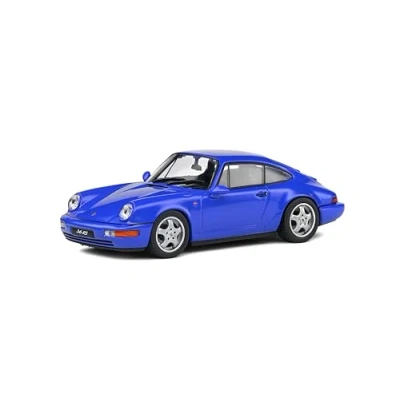 Immagine di Solido Modellino auto scala 1:43 Porsche 964 RS 92 blu