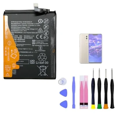 Immagine di compatibile con Aousavo HB386589ECW Batteria di ricambio Mate 20 Lite / P10 Plus/Honor View 10/Honor kit