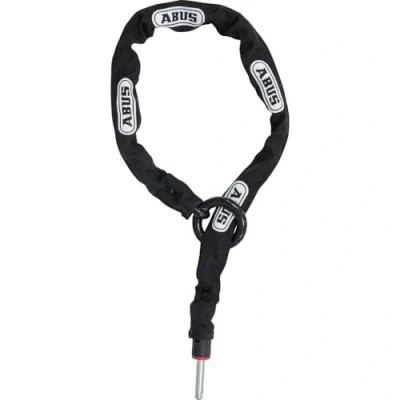 Immagine di ABUS, catena di inserimento per antifurto da telaio Adaptor Chain 2.0 6KS, la sicurezza doppia della bici, spessore 6 mm, lunghezza 110 cm, nero, con borsa 5953