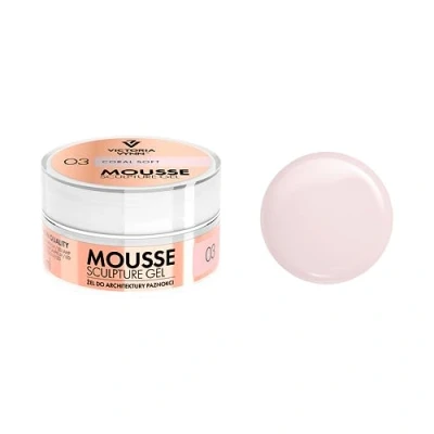 Immagine di Victoria Vynn Thixotropic MOUSSE SCULTURE GEL 15ml Unghie Building Extension (03 Coral Soft)