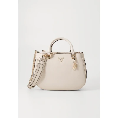 Immagine di Guess Fedora Shoulder Satchel Borsa a mano, Donna, Taglia: One Size, Bone