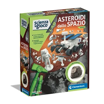 Immagine di Clementoni Scienza E Gioco Lab Spazio Kit Esplorazione Asteroide da Scavare, Playset Rover Esploratore con Astronauta, Laboratorio Scientifico 6 Anni Made in Italy, Multicolore, 19320