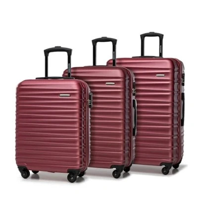 Immagine di Wittchen Groove LINE Set di valigie, Taglia: One Size, Red